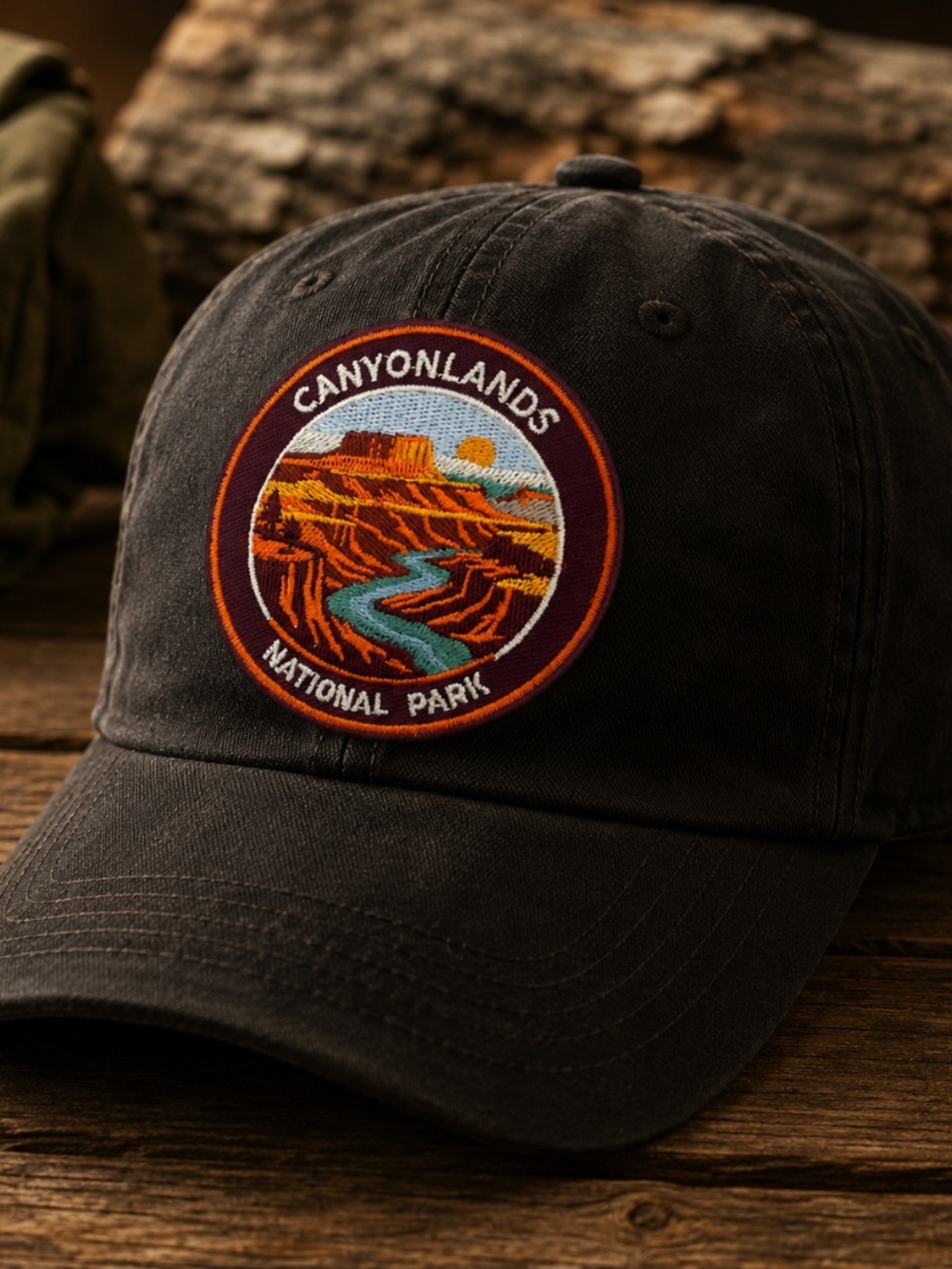 Canyonlands National Park Patch 3" Embroidered Iron On Utah Travel Badge